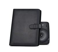 MUZIRI KINOKOO Album photo 128 pochettes pour Instax Mini EVO/Mini 12/Mini 41 Album Photo, Album Compatible pour Fuji Instax Mini Liplay/Mini 40 Appareil photo instantané - Noir