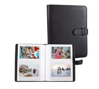 MUZIRI KINOKOO Album photo à 80 pochettes pour appareil photo Instax Wide EVO/Wide 400/Wide 300/Wide 210, album en cuir synthétique pour films de 12,7 cm, texture litchi, album souvenir de collection