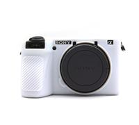 MUZIRI KINOKOO Coque de protection en silicone pour appareil photo numérique Sony A6700/ Alpah 6700 - Anti-rayures - Slim Fit A6700 - Surface lisse - Blanc
