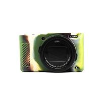 MUZIRI KINOKOO Coque de protection légère en silicone pour Panasonic Lumix DMC-LX15/LX10, camouflage, Trousse de beauté