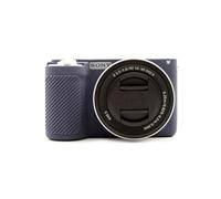 MUZIRI KINOKOO Coque en silicone compatible avec appareil photo numérique Sony ZVE10 II/ZV-E10 II, caoutchouc souple, coque de protection antidérapante et anti-rayures pour appareil photo, bleu foncé,