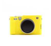 MUZIRI KINOKOO Coque en silicone mat pour appareil photo Fujifilm X-E5 / XE5 - Caoutchouc souple - Housse de protection antidérapante et anti-rayures - Jaune