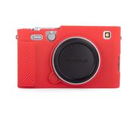 MUZIRI KINOKOO Coque en silicone mat pour appareil photo Fujifilm X-E5 / XE5 - Coque de protection en caoutchouc souple - Antidérapante et anti-rayures - Rouge