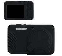 MUZIRI KINOKOO Coque en silicone pour appareil photo Kodak PIXPRO FZ55, coque de protection en silicone souple pour PIXPRO FZ55 - avec couvercle d'objectif amovible - Slim Fit et anti-rayures - Noir