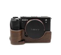 MUZIRI KINOKOO Étui de protection en cuir PU pour MUZIRI KINOKOO Alpha 7C Étui de protection pour Sony A7C/α7C Coque inférieure pour Sony A7C, claire