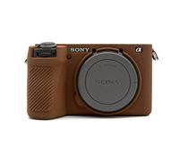 MUZIRI KINOKOO Étui Sony A6700, Housse de Protection en Silicone Souple avec Surface Givrée, Prise Améliorée pour Appareil Photo Numérique Sony A6700/ Alpah 6700 - Anti-Rayures Slim - Café