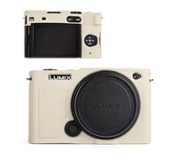 MUZIRI KINOKOO housse en silicone souple pour Panasonic Lumix s9 caméra, housse de protection pour Panasonic Lumix DC-S9 caméra - antidérapant et résistant aux rayures protège l'appareil photo - Blanc