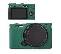 MUZIRI KINOKOO Housse en Silicone Souple pour Panasonic Lumix s9 caméra, Housse de Protection pour Panasonic Lumix DC-S9 caméra - antidérapant et résistant aux Rayures protège l'appareil Photo - Vert