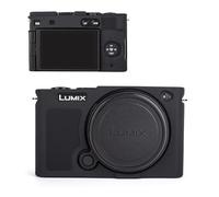 MUZIRI KINOKOO Housse en Silicone Souple pour Panasonic Lumix s9 caméra, Housse de Protection pour Panasonic Lumix DC-S9 caméra - antidérapant et résistant aux Rayures protège l'appareil Photo - Noir