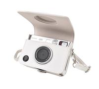 MUZIRI KINOKOO Housse pour instax Mini Evo caméra, Étui de Protection en Cuir PU Compatible avec pour Fuji instax Mini Evo instantané - Mini Evo Case avec Bandoulière - Blanc