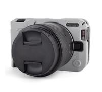 MUZIRI KINOKOO Silicone Housse pour Canon EOS R50 V Appareil Photo - Étui de Protection en Caoutchouc Souple pour EOS R50 V/EOS R50V - Étui Fin et résistant aux Rayures - Gris