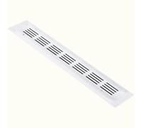 MUZIT Grille de Ventilation Blanche en Alliage d'aluminium, 50x100mm-400mm avec vis for Placard, Armoire, d'armoire(50x300mm)