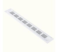 MUZIT Grille de Ventilation Blanche en Alliage d'aluminium, 50x100mm-400mm avec vis for Placard, Armoire, d'armoire(50x350mm)