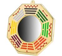 MUZIT Miroir Feng Shui, Miroir Bagua, Convexe Traditionnel Ornement(12.8cm)