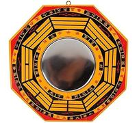 MUZIT Miroir Feng Shui, Miroir Bagua, miroirs concaves d'ornement de Traditionnel(15.5cm)