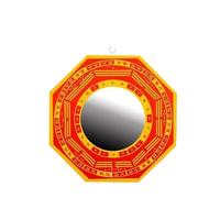 MUZIT Miroir Feng Shui, Miroir Bagua, Traditionnel Ornement concave, Convexe(13cm)
