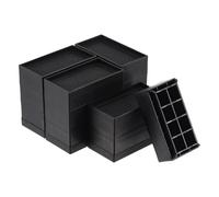 MUZIT Rehausseur de Meubles, Paquet 4 rehausseurs lit rectangulaires, réglables et Robustes sans Cadre,33 Pouces for Table canapé-lit élévateur canapé(4.33")