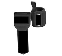 MUZIT Sangles de Poignet, d'haltérophilie 2 pièces Bracelet Support Haltérophilie Gym Formation Bretelles Wraps Powerlifting(Black)