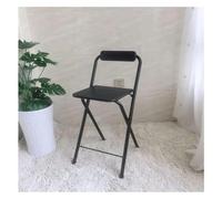 MUZIT Tabouret Haut, Chaise Pliante allongée et légère, avec Dossier en Panneau Haute densité, Tabouret de Bar Pliable et antidérapant, Robuste