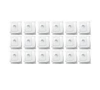 MuziZy Sacs à poussière compatibles avec Cecotec Conga 2290, 18 pièces, sac filtre à poussière, pièces de rechange, boîte à poussière, accessoires de remplacement