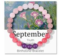 muzoira Bracelet en pierre naturelle pour femme, chaîne de main en pierre précieuse de cristal pour cadeau d'anniversaire, bijoux géométriques simples, 12 styles, taille unique, Acétate, Pas de gemme