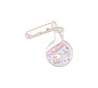 Muzoira Broche Élément Chimique - Métal Cartoon Pin Pendentif pour Sac et Vêtement Décoration, Brooch, Métal, Agate