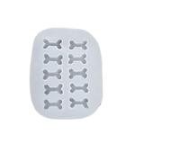 muzoira Lot de 2 moules en silicone en forme d'os de patte de chat pour décoration de gâteaux, chocolat, loisirs créatifs, bougie, savon, sac OPP (2#Transparentb794)