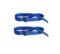 muzoira Lot de 2 sangles de pédale de rechange pour vélo elliptique, bandes de fixation en nylon pour équipement de fitness, accessoire de machine d'exercice (bleu)