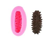 muzoira Lot de 5 moules en silicone pour concombre de mer et ormeau - Gâteau mousse en forme de dessin animé, décorations de pâtisserie, moules d'aromathérapie en plâtre