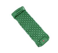 muzoira Matelas de couchage gonflable avec oreillers - Pompe intégrée ultralégère pour le camping, les voyages, la randonnée (vert kaki)