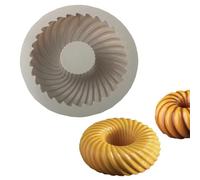 muzoira Moule en silicone creux à cavité unique pour donuts - Mousse professionnelle française - Cuisson au dessert (style A)