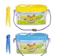 Muzrunq 2 PCS Attrape-Insectes pour Enfants Kit de Capture d'Insectes avec Loupe et Pince à Épiler Kit de Collecte d' Séparable pour Enfants Science Exploration la Nature