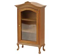 Muzrunq Bibliothèque de Maison de poupée, présentoir en Bois, Meubles Maison poupée réalistes à l'échelle 1/12, Meubles, 3 étagères, bibliothèque pour Bricolage, Salle à Manger, AC