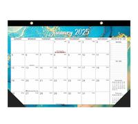 Muzrunq Calendrier de Bureau 2025-2026, Calendrier Mural 17 x 12 Janvier 2025-juin 2026, 18 Mois avec Dates juliennes et Bloc, à Suspendre/Bureau pour Les Jouets et Jeux de à Domicile.