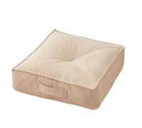 Muzrunq Coussin de Sol carré 40 x 40 x 15 cm, Coussin rehausseur Doux avec poignée, résistant à l'usure, Portable, pour la méditation, la Maison, la Voiture, Le Bureau, Le Camping