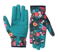 Muzrunq Gants de Jardinage, 9x4 Pouces Motif Floral coloré Piscture Prooture Garden Gants Gardening Supplies Garden, élagage des Roses, Cactus, Fournitures