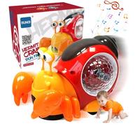 Muzrunq Jouet de Crabe Rampe Jouet Crabe Marchant en Mouvement bébé Jouet sensoriel Musical luminaire pour bébé, Jouets sensoriels, musicaux, Lumineux, sonores, Cadeaux