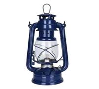 Muzrunq Lampe à Huile rétro de la Lampe de kérosène Vintage des Lampes d'ouragan suspendues à l'huile Lanterne de Tente pour Le Camping Bleu foncé