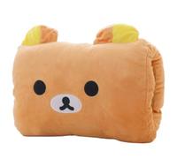 Muzrunq Oreiller Chauffe-Mains, Pochette Chauffe-Mains en Forme d'ours de Dessin animé, Oreiller de Sieste Non électrique pour Les Jouets et Jeux Essentiels Voyage d'hiver.