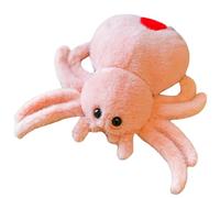 Muzrunq Peluche araignée de 9, 8 Pouces, Grands Yeux décoratifs, adorables Animaux en Peluche d'halloween, Animaux en d'araignée Douce, Cadeaux de fête Amusants pour garçons et Filles Style2 en pel