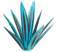 Muzrunq Plante d'agave Artificiel réaliste réaliste résistant aux UV Faux d'agave Plant intérieur extérieur à Faible Entretien en métal Décor pour Chambre à Coucher, Salon, Jardin, arrière-Cour