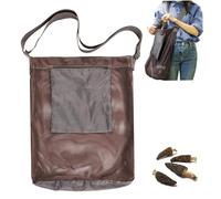 Muzrunq Sac de Nourriture Grand Sac de Champignons Pliables Sac en Mesh Rassemblement de Fruits de Fruits de cueillette de Fourrure de Fourrure.