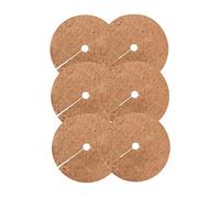 Muzrunq Tapis de Plante de Noix, jardinières Protection Froide Mat 40x40x0.4 cm Couvre Fleurs Jardin Rond pour aménagement paysager, Plantes extérieures intérieures 6 pcs