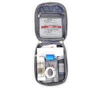 Muzrunq Voyage des Premiers Soins Pouche Vide Mini Sac de Rangement de Pilule Petite boîte d'urgence pour Le Camping de randonnée Ciel Bleu