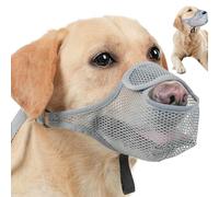 Muzzle du Chien en Silicone - Design Humain Et Adapté Aux Animaux De Compagnie pour La Sécurité Et La Formation | Museau en Maille Réglable Doux, Prévention De La Léchage pour Les Familles,