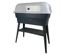 MV INDUSTRIE Jardinière Calipso Combi 40 litres, Couleur Taupe/Beige