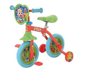 MV Sports & Leisure Cocomelon Vélo d'entraînement 2 en 1 10" Unisexe, Multicolore, 10inch