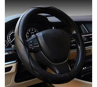 MVBILMSF Couvre de Volant Voiture pour Toyota RAV-4 2013-2018 38mm, Volant Housse de Protection en Cuir Couvre Caches de Volant Antidérapant