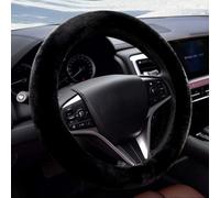 MVBILMSF Couvre Volant Voiture en Peluche pour VW Passat (B8) 08/2014-2023, Anti-dérapant Cache de Volant Chaude pour l'hiver Housse De Volant Chaude