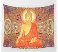 mvbmbbc Tapisserie Bouddha Paysage Tapisserie Tapisserie Unicorn Bonjour Eté Tenture Murale Tapisserie Décoration Maison Grande Tapisserie Murale Rectangulaire [Envoi d'accessoires]